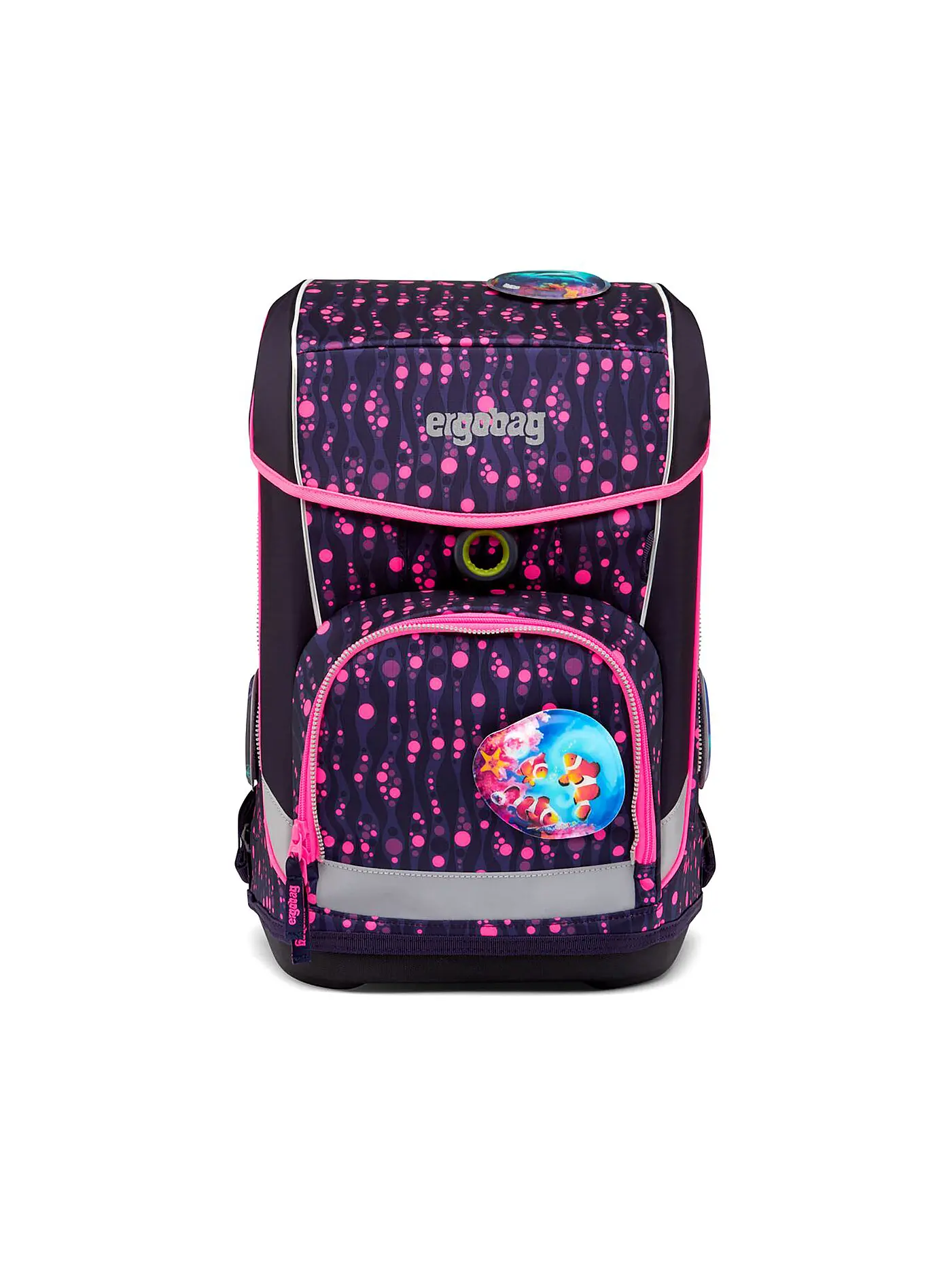 ERGOBAG | Schultaschen Set Cubo Light 6tlg Bärmuda Viereck | 